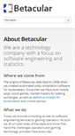 Mobile Screenshot of betacular.com