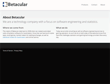Tablet Screenshot of betacular.com